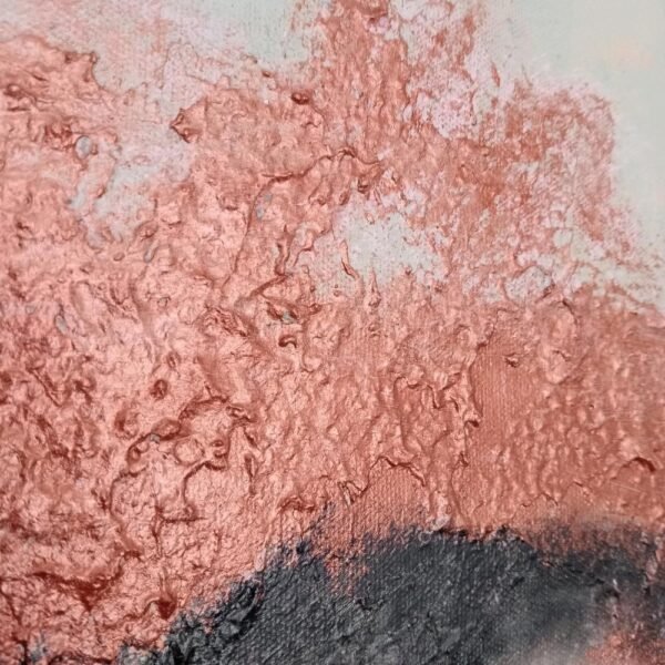 Textured Grey Wall Art – Abstract Painting - Image 3