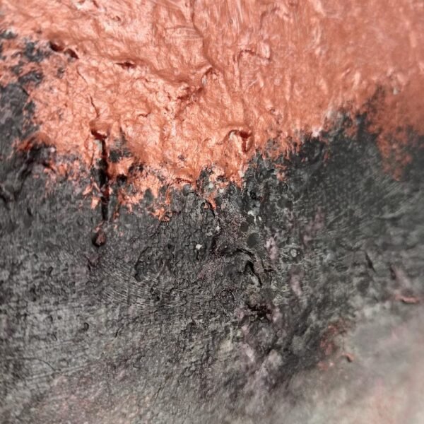 Textured Grey Wall Art – Abstract Painting - Image 2