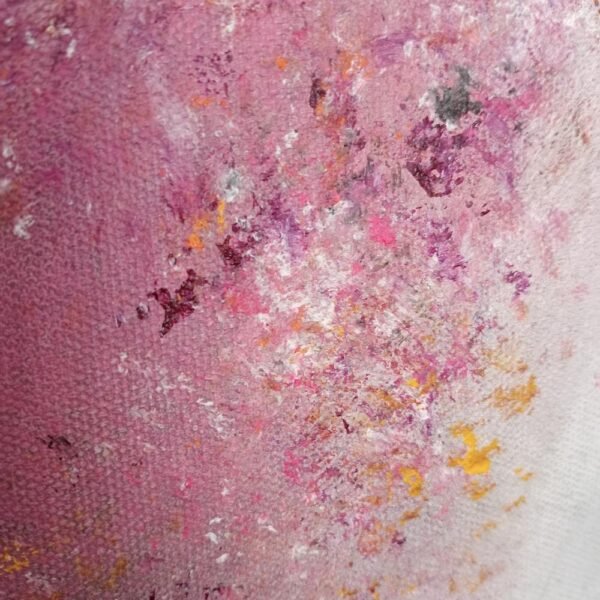 Pink Orange Abstract Wall Art - Canvas in 24x36 - Image 4